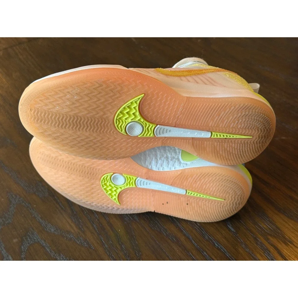 Nike Sabrina 2 SE Basketball Shoes Kids 5Y White Lime Apricot Excellent Sneakers